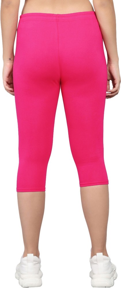 Buy Diaz Womens Regular Fit Plain 34th Capri Pants Sports and Casual  Night Short Pant Gym Yoga Wear for Women Baby Pink 3XL at Amazonin