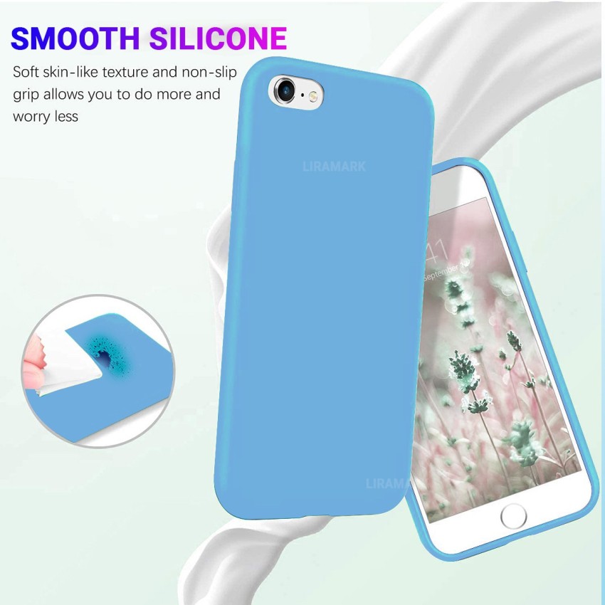 Buy LIRAMARK Liquid Silicone Soft Back Cover Case for Apple iPhone