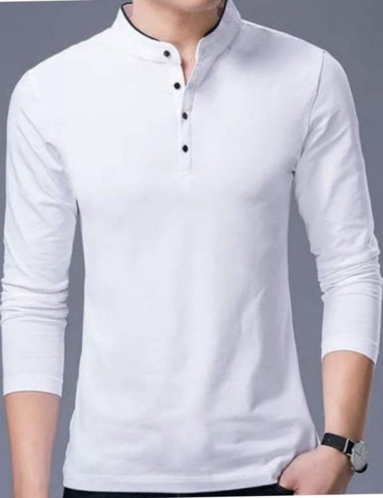 Collar Logo T-Shirt - White – Humble Minded