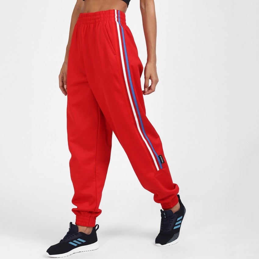 ADIDAS ORIGINALS Striped Women Red White Track Pants  Buy ADIDAS  ORIGINALS Striped Women Red White Track Pants Online at Best Prices in  India  Flipkartcom