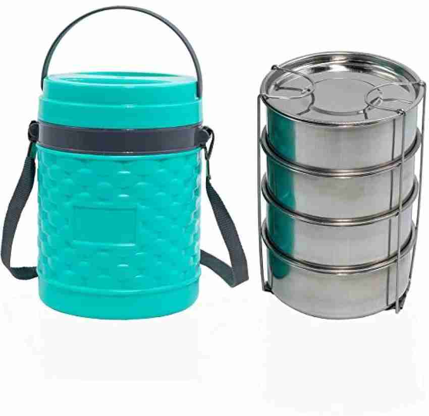 1pc, Stainless Steel Thermal Lunch Box for School, Office, and