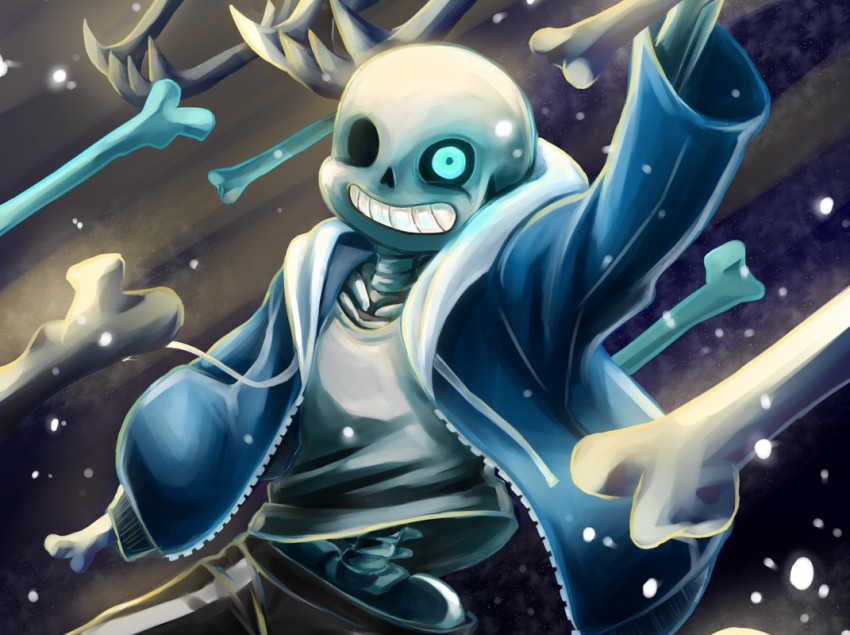 Sans Undertale Fight Art Prints for Sale