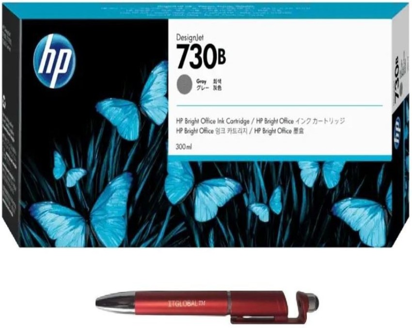 ITGlobal Present`S HP 730B 300ml Gray Designjet Bright Office Ink