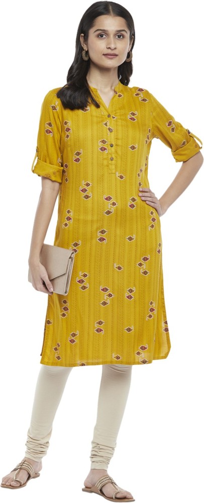 Rangmanch by Pantaloons Women Printed Straight Kurta - Buy Rangmanch by  Pantaloons Women Printed Straight Kurta Online at Best Prices in India