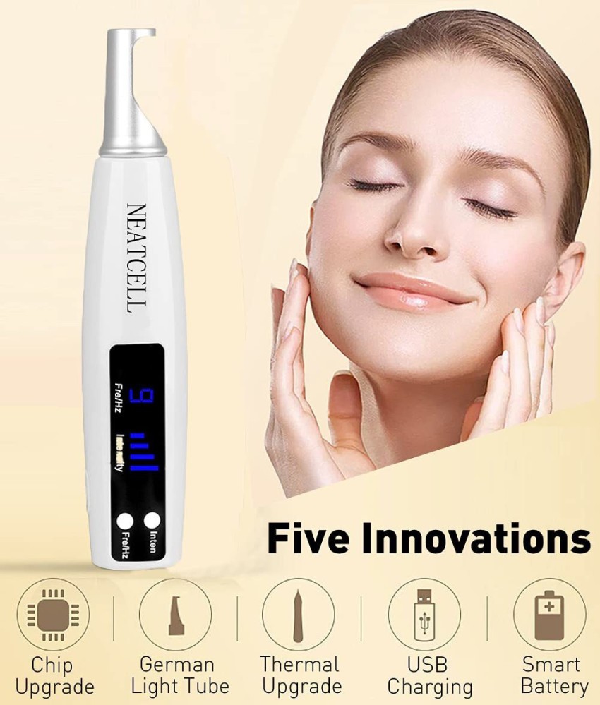 Beemyi Remove Tattoo Pen Picosecond Laser Pen Tattoo Scar Freckle Removal  Machine SpecificationUSB ChargingBlue Light