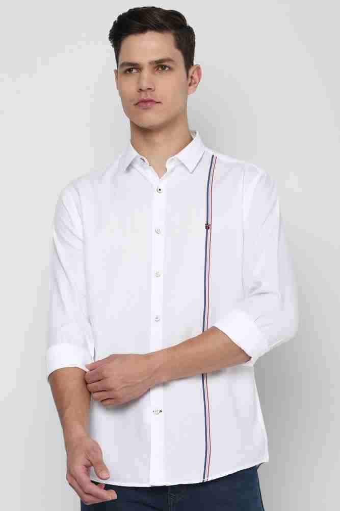 LOUIS PHILIPPE Men Striped Casual White Shirt - Buy LOUIS PHILIPPE Men  Striped Casual White Shirt Online at Best Prices in India