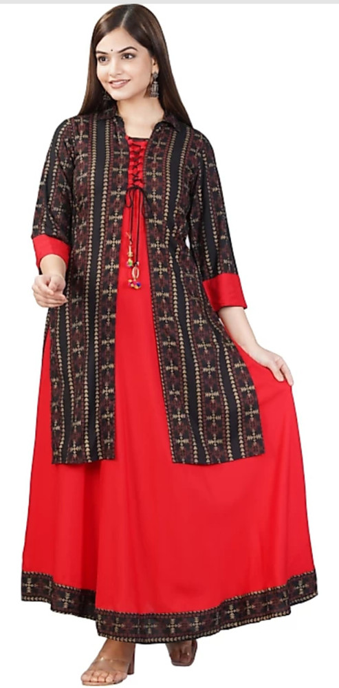 frock suit wali kurti