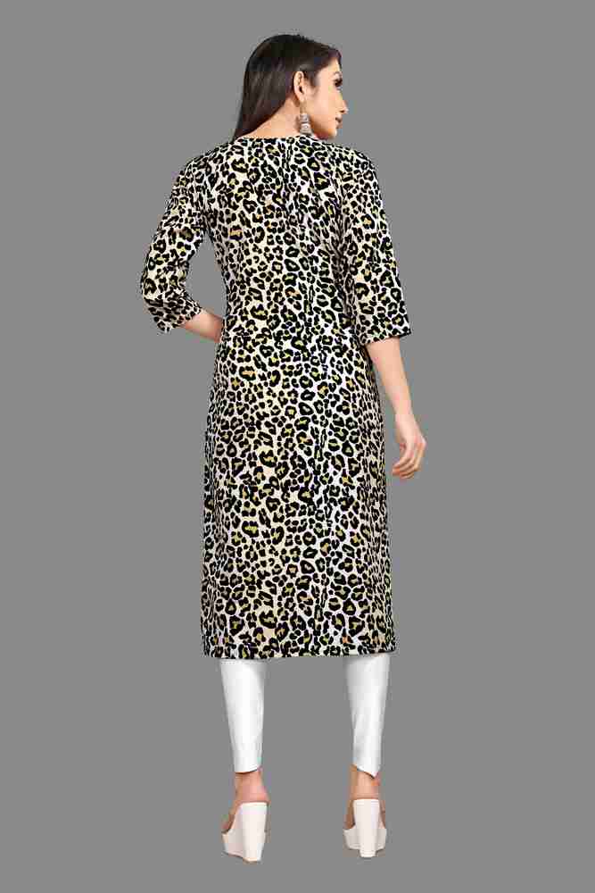 FABTOWN Women Animal Print Straight Kurta - Buy FABTOWN Women Animal Print Straight Kurta Online at Best Prices in India FABTOWN Women Animal Print Straight Kurta - Buy FABTOWN Women Animal Print Straight Kurta Online at Best Prices in India