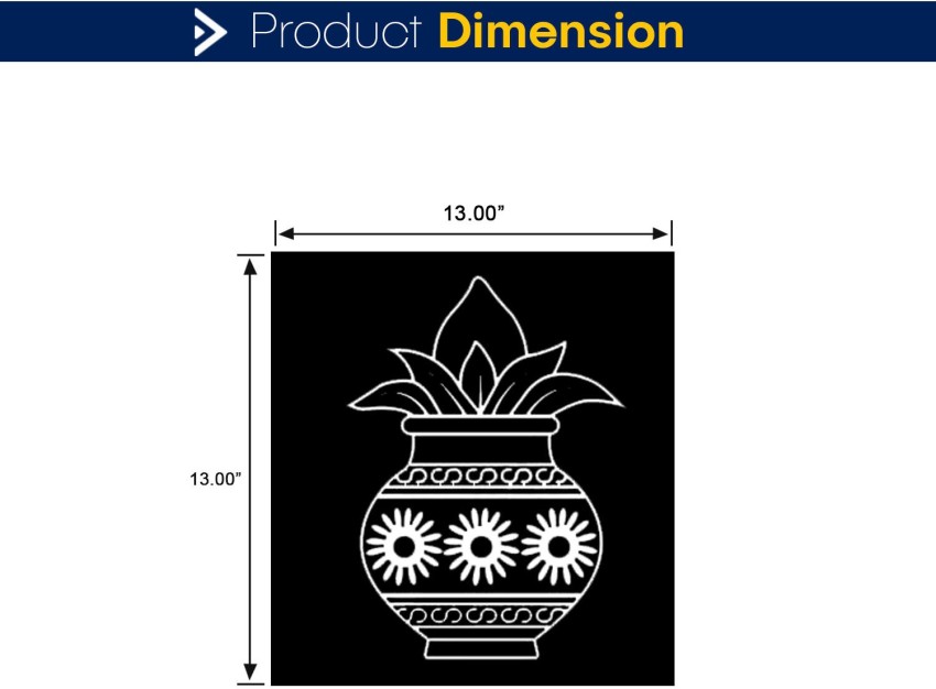 Premium Vector | A black and white drawing of a pot with a plant in it.