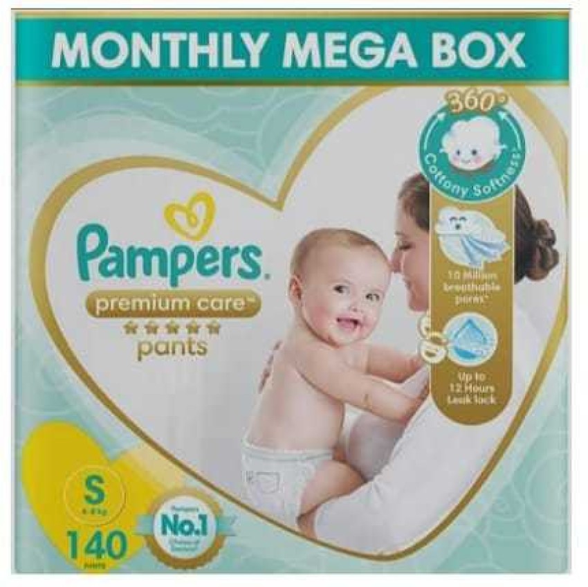 Pampers Premium Care Baby Diaper Pant Size  3 611 kg  S  Buy 56 Pampers  Pant Diapers  Flipkartcom