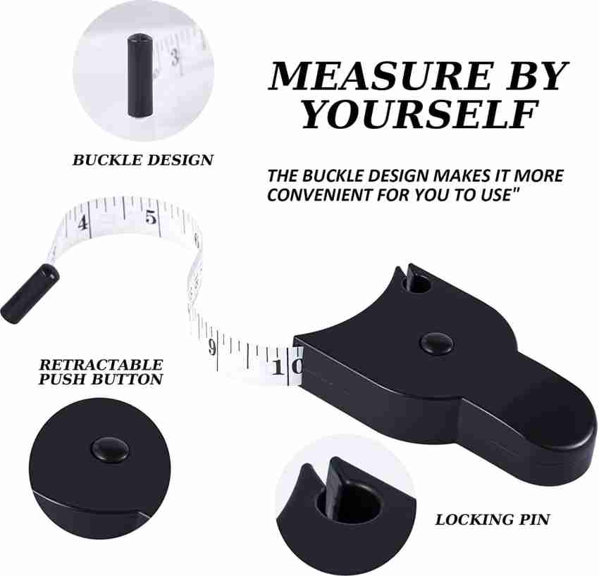 1pc Body Tape Measure, Retractable Body Measuring Tape, Ruler For Body  Measurement, Weight Loss And Muscle Gain 60-Inch