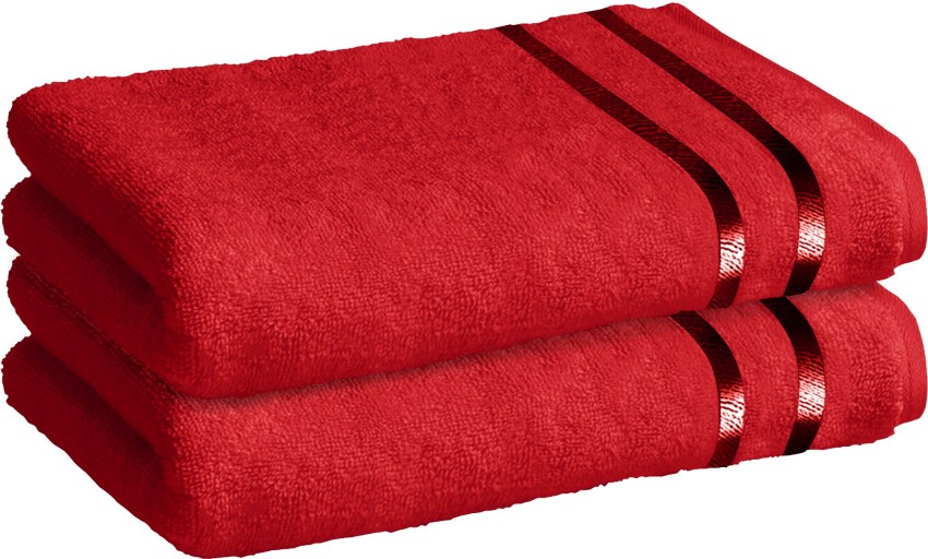 Buy Story@Home Blue Cotton 450 GSM Small Bath Towel - Set of 4 at