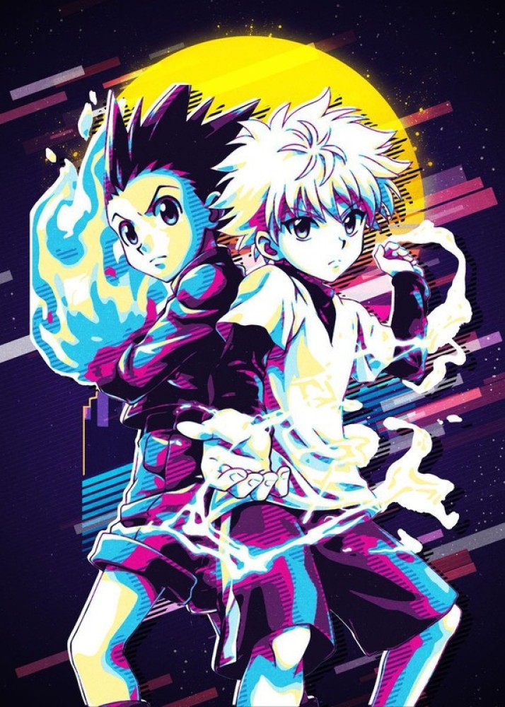 Killua Hunter X Hunter Anime poster, High Quality