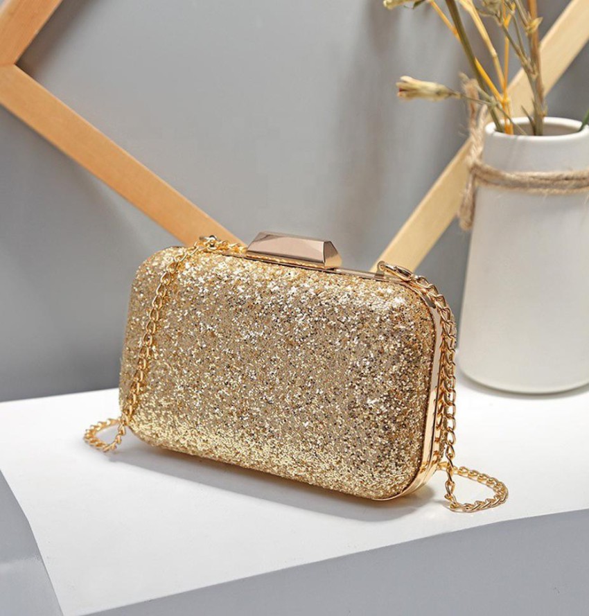 Famous Designer Gold Shining Bling Clutch Purse Crossbody Ladies Pu Evening  Bag Purse - Buy Pu Clutch Bag,Gold Evening Bag,Evening Bag Product on