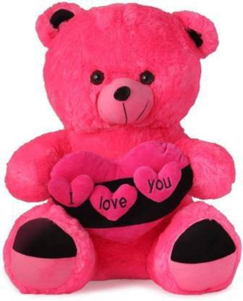 FAME ETERNAL Pink Cute Teddy Bear With I Love You Heart, Gift for ...