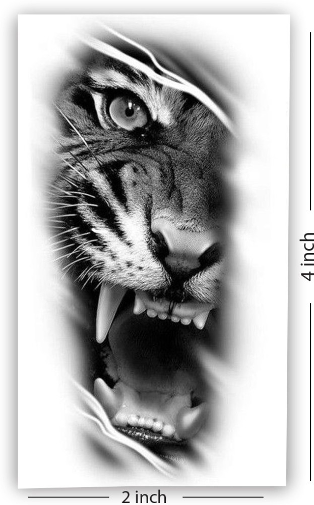 Tiger Face tattoo design vector illustration 26261584 Vector Art at Vecteezy