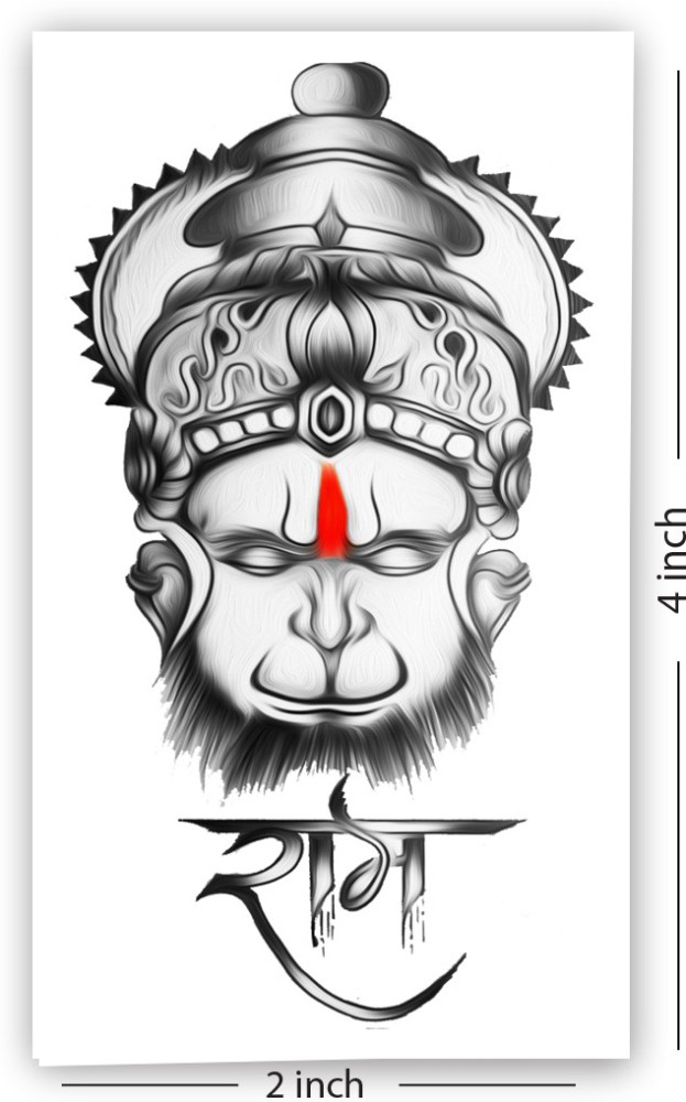 Details more than 77 hanuman ji tattoo design super hot - thtantai2