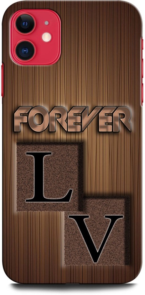 INTELLIZE Back Cover for APPLE iPhone 11 LV, L LOVE V, V LOVE L, L LETTER,  V LETTER, LV NAME - INTELLIZE 