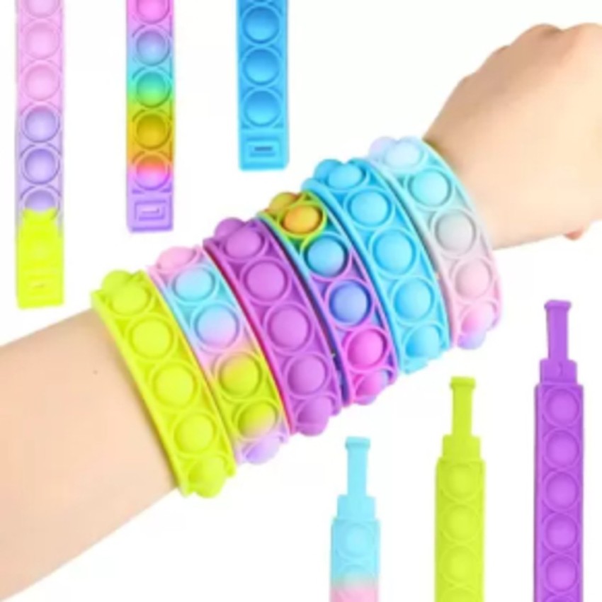 5 Pack Pop It Fidget Bracelet 