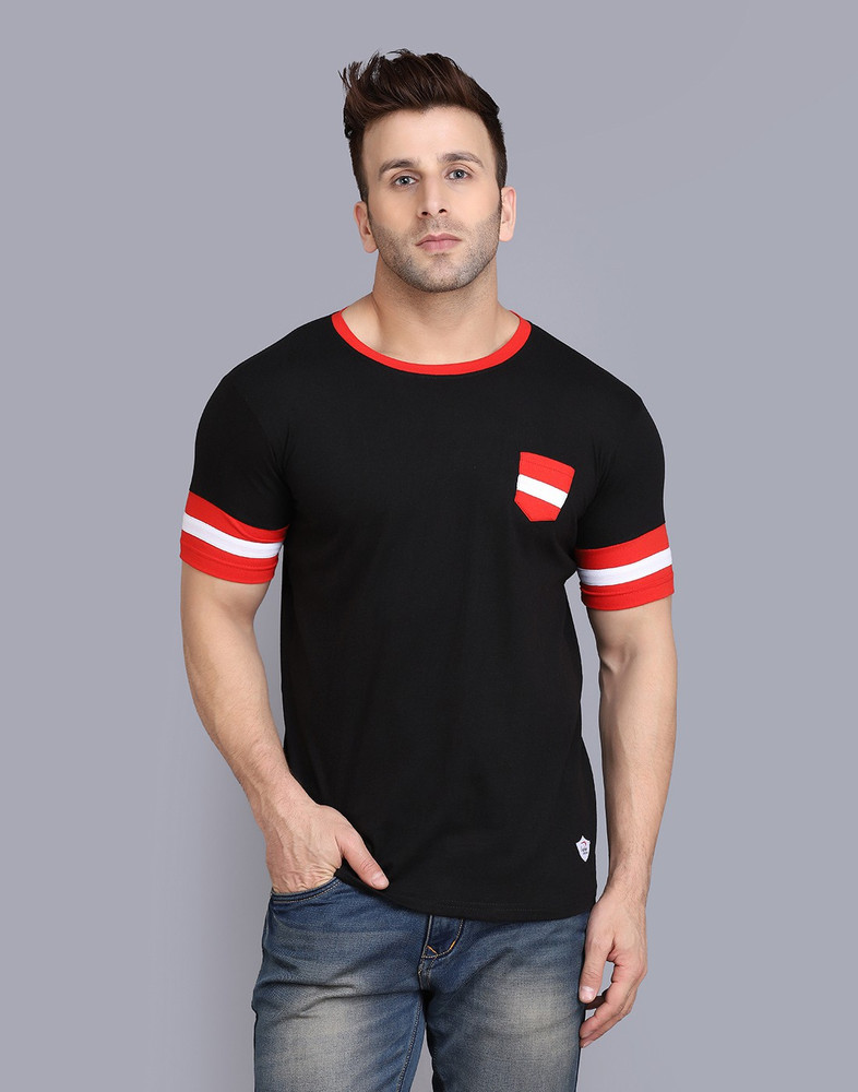 IESHNE LIFESTYLE Solid Men Round Neck 