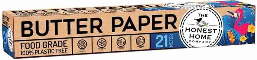 Buy The Honest Home Company 9Mtr Butter Paper - Reusable, Non Stick, Baking  Essential - Pack Of 2 Rolls Online at Best Prices in India - JioMart.