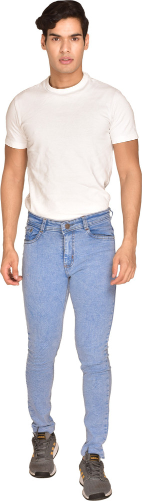 Buy Lzard Slim Men Light Blue Jeans 