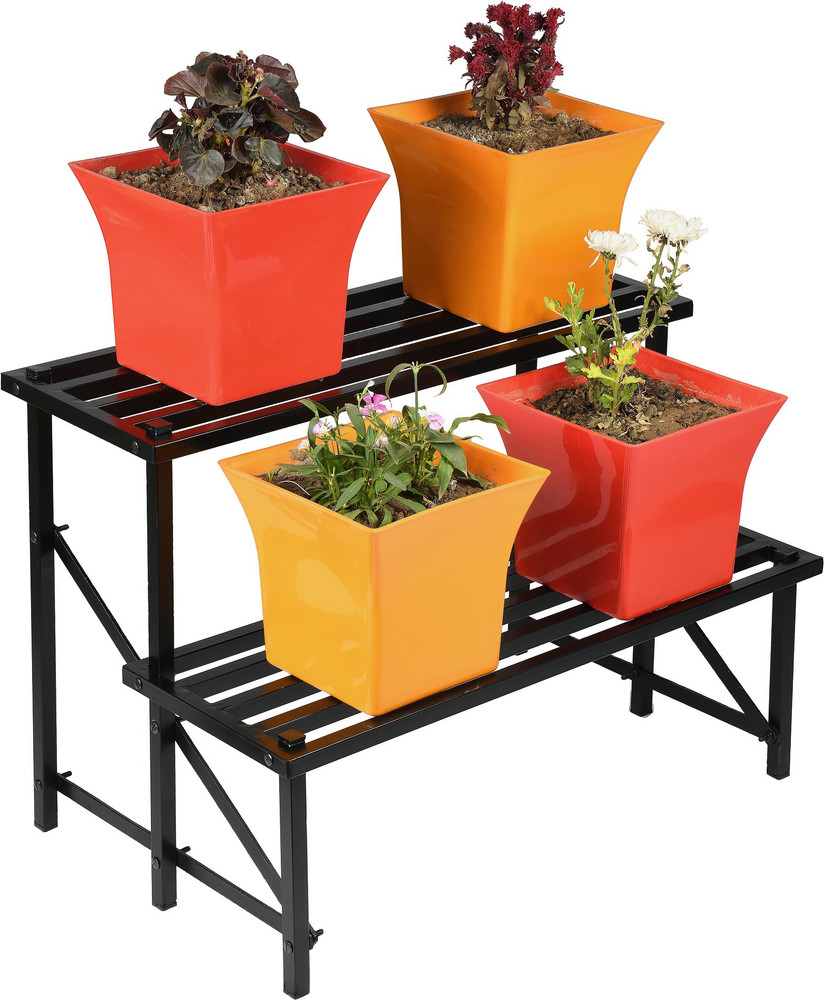 SteelManic Indoor/Outdoor Flower Pot Stand|Plant Stand|Gamla Stand ...