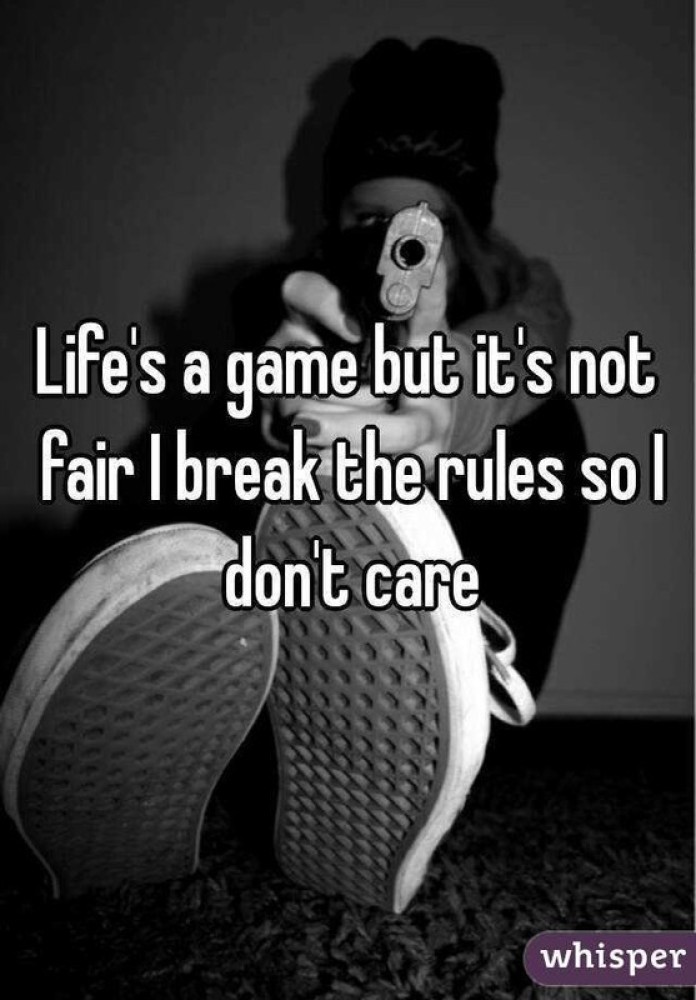 Life is a game Quote