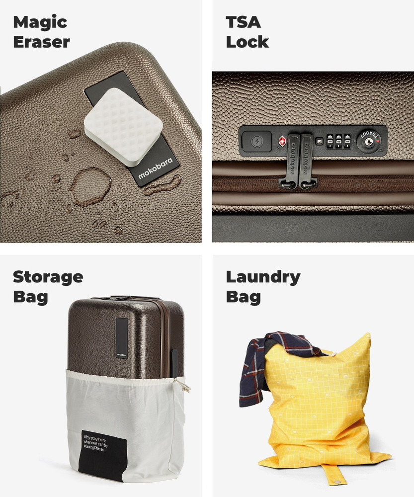 Mokobara Set of 2 Luggage Hardsided 