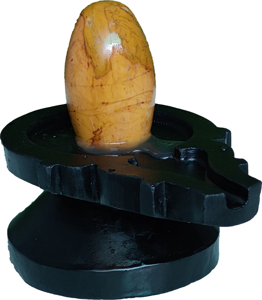 Shivam Vastu Kala Shivling Art Best Yellow Narmada Shivling ...