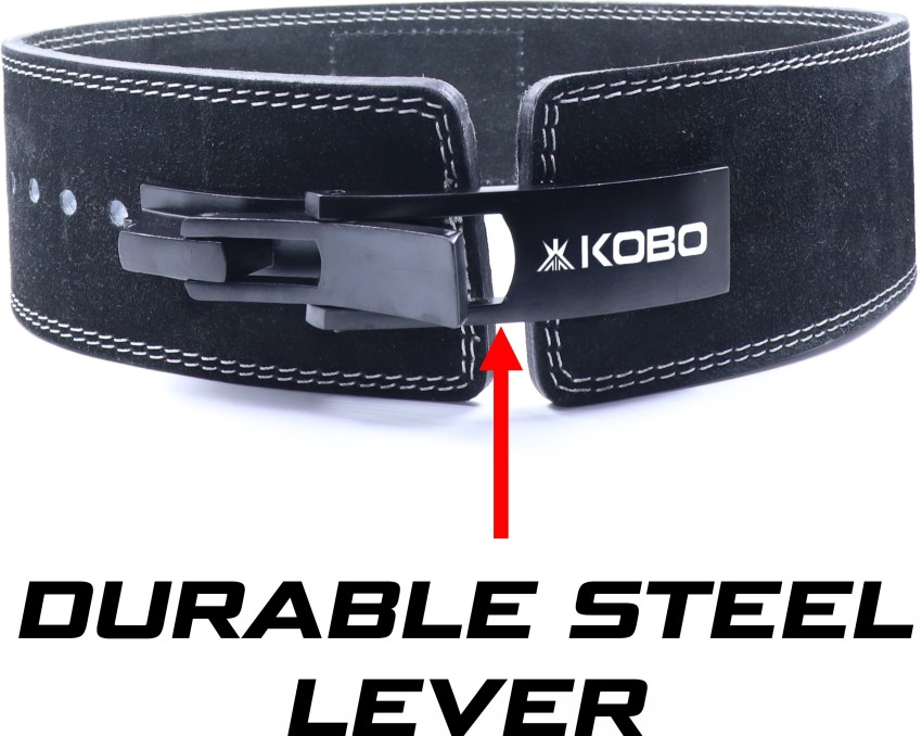 KOBO Leather Power Lifting Lever Belt Back  Lumbar Support  Buy KOBO  Leather Power Lifting Lever Belt Back  Lumbar Support Online at Best  Prices in India  Fitness  Flipkartcom