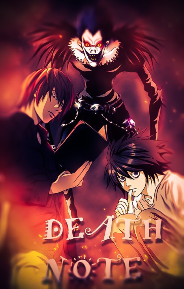 Death Note Anime Poster  Exclusive Artwork Collection  Paper Unframed  No Sticker Paper Print  Animation  Cartoons posters in India  Buy art  film design movie music nature and educational