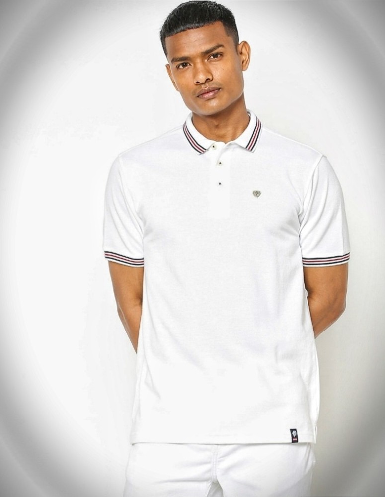Bløde ale Gym Netplay Solid Men Polo Neck White T-Shirt - Buy Netplay Solid Men Polo Neck  White T-Shirt Online at Best Prices in India | Flipkart.com