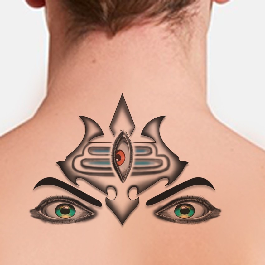 VOORKOMS Om Ganesha with Mahakal Temporary Waterproof Tattoo For Men and  Women  Amazonin Beauty