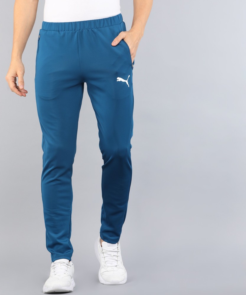 Buy Puma Blue Wash Regular Fit Trackpants for Men Online  Tata CLiQ Luxury