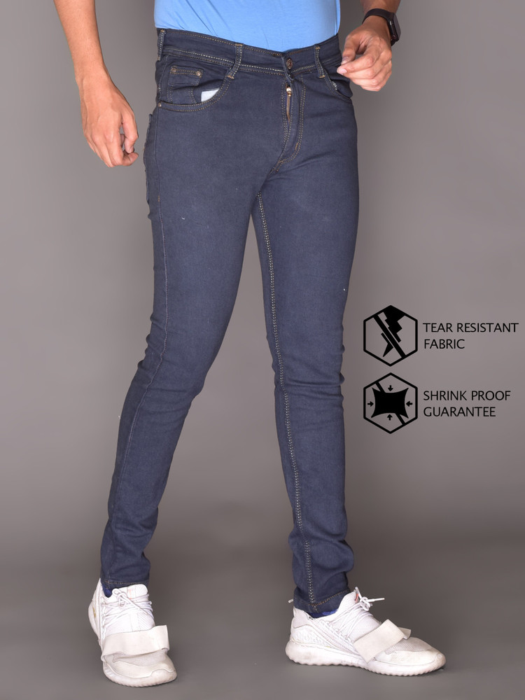 Lzard Slim Men Grey Jeans - Buy Lzard 