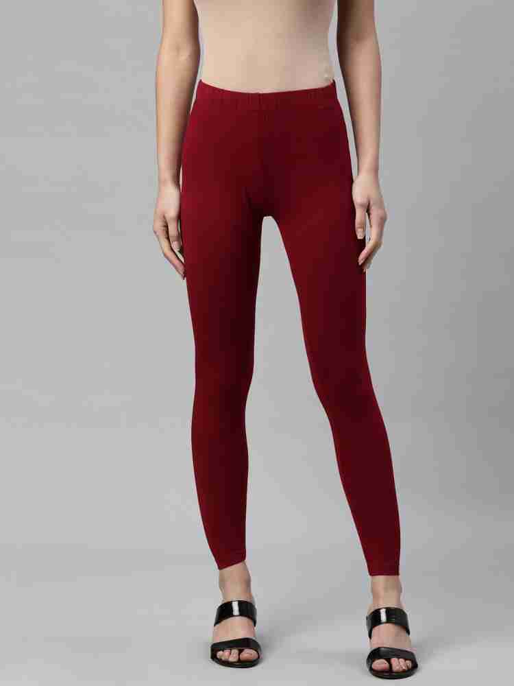 Buy Grey & Red Leggings for Women by MISSIVA Online