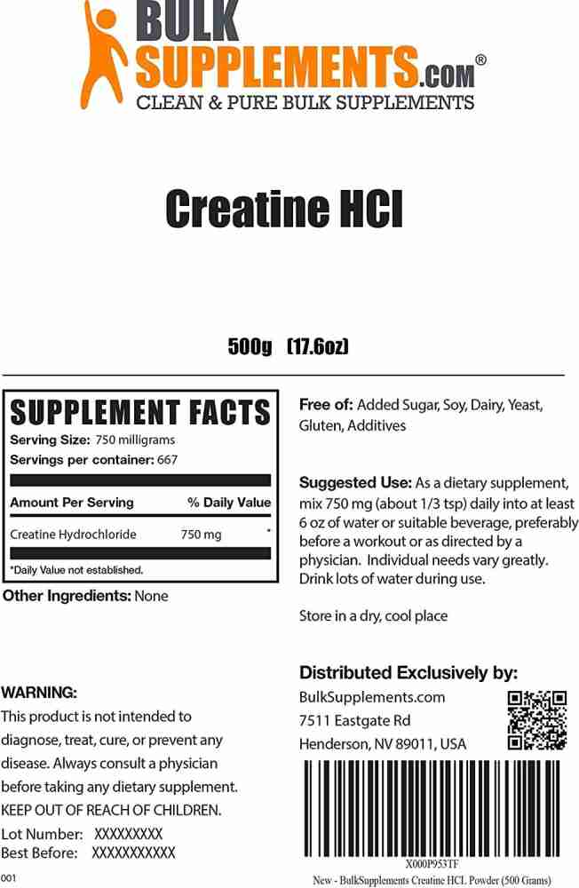 BulkSupplements Creatine Powder