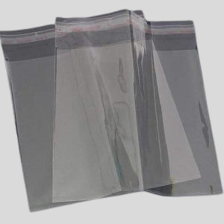DMS RETAIL Transparent Plastic Packing Bags Adhesive Plastic Poly Bag Clear  Self Adhesive Plastic Bags Size 4X5 Inches Pack Of 100 Bags  Amazonin  Industrial  Scientific