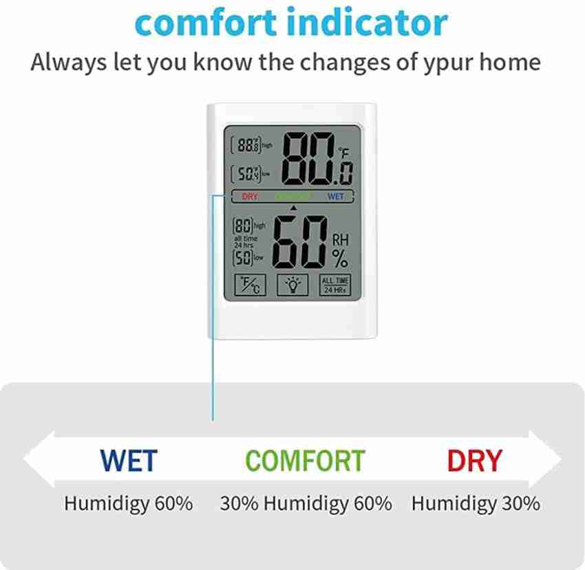 Zorbes Accurate Temperature Monitor Meter with Stand for Home, Office,  Indoor Preset Electronic Timer Switch Price in India - Buy Zorbes Accurate Temperature  Monitor Meter with Stand for Home, Office, Indoor Preset