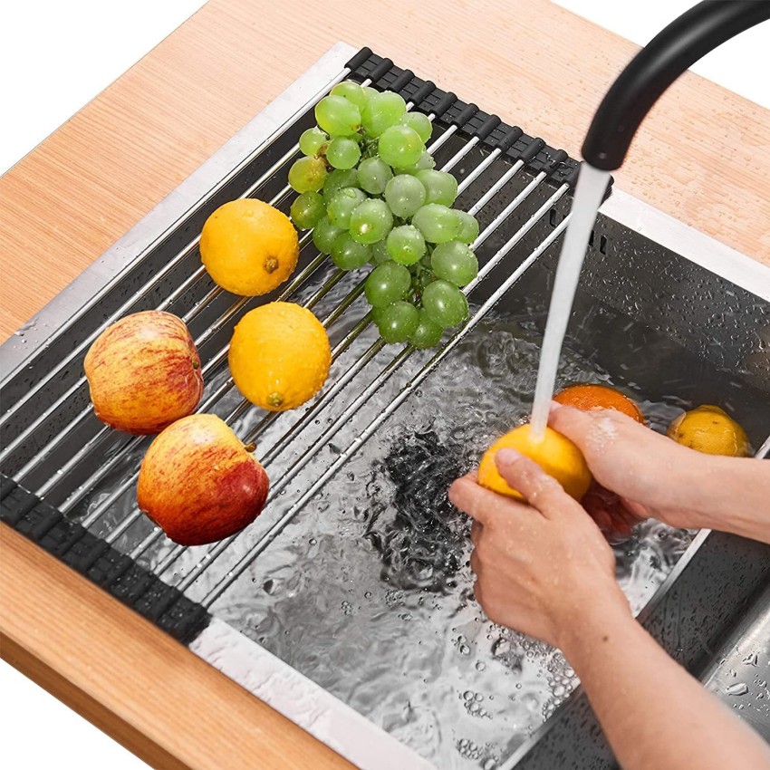 Buy Kruvad Dish Drying Rack,Over The Sink Multipurpose Roll-Up