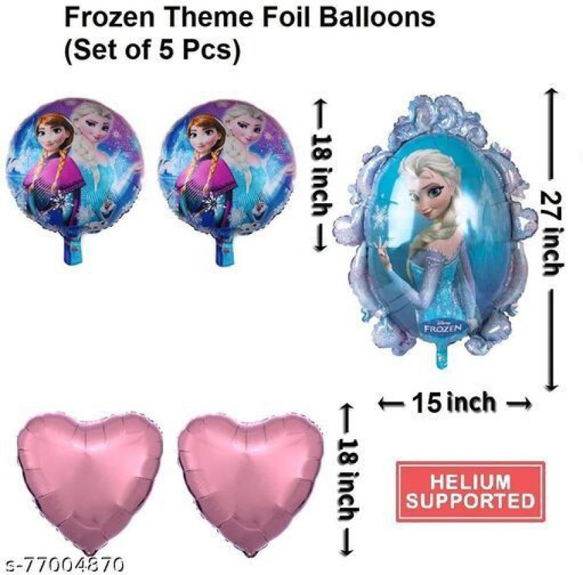 Frozen Theme Birthday Decoration for Girls 38Pcs - Princess Elsa