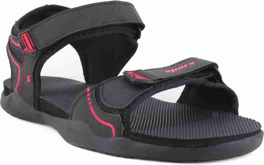 Sparx sandal store red and black