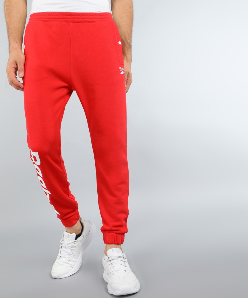 White and Red Lower Mens Costomized Track Pant Age 1535