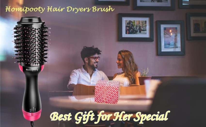 Glowserie Hair Dryer Brush4 in 1 Hot Air Hair Brush CombBlow Dryer  BrushOne Step Hair Dryer and StylerNegative Ion Hair Dryer with Curlers  and Straighteners  JioMart