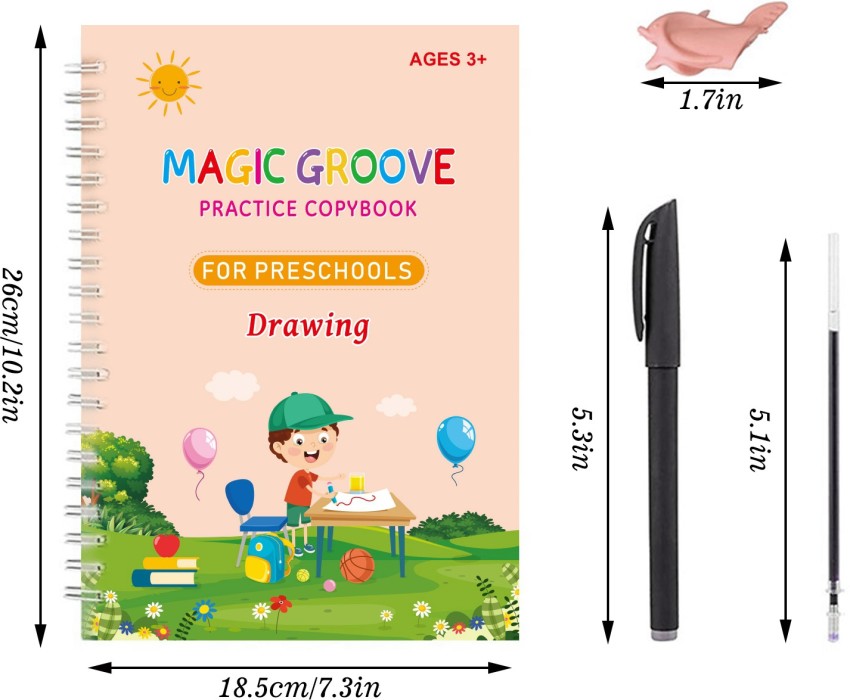 ShoppoWorld Magic Practice Copybook , Number Tracing Book for Preschoolers  with Pen Price in India - Buy ShoppoWorld Magic Practice Copybook , Number  Tracing Book for Preschoolers with Pen online at