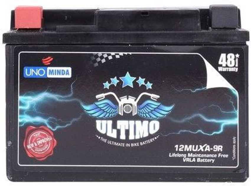minda battery for bike price