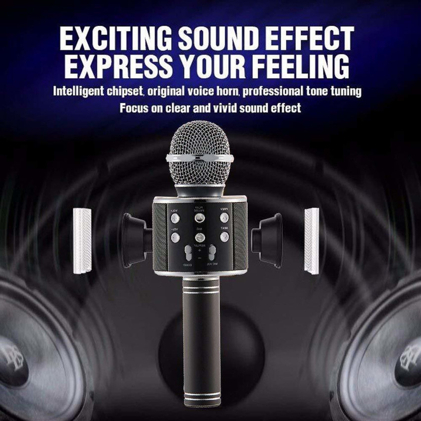 ENMORA WS-858 Wireless Handheld Bluetooth Mic H66 Microphone - ENMORA :  Flipkart.com