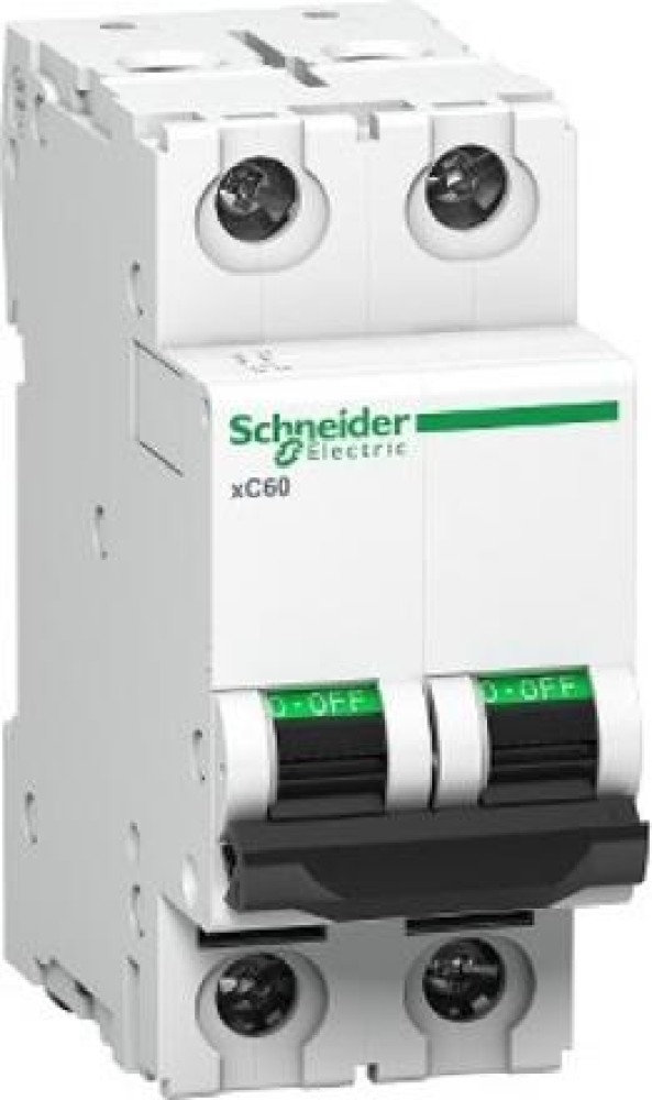 SCHNEIDER MCB Breaker, Acti9 IC60N, 2P, 32A, C Curve, 57% OFF