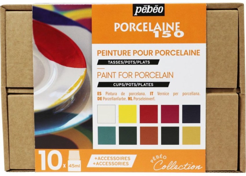 Peinture pour porcelaine - Pébéo - Porcelaine 150 - Or - 45 ml